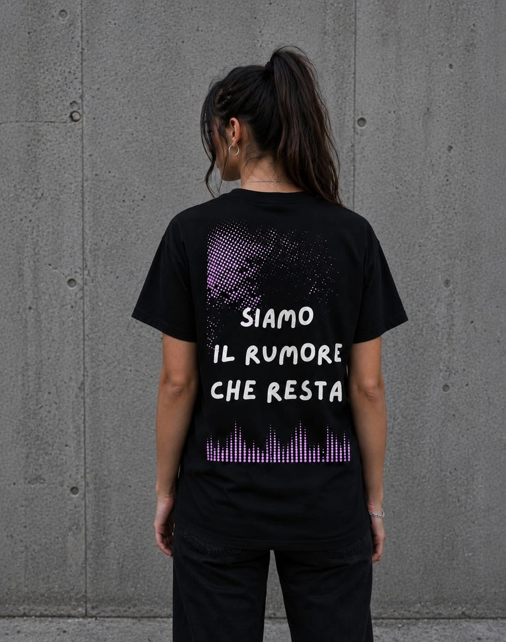 Siamo il rumore che resta - T-Shirt Donna Nera