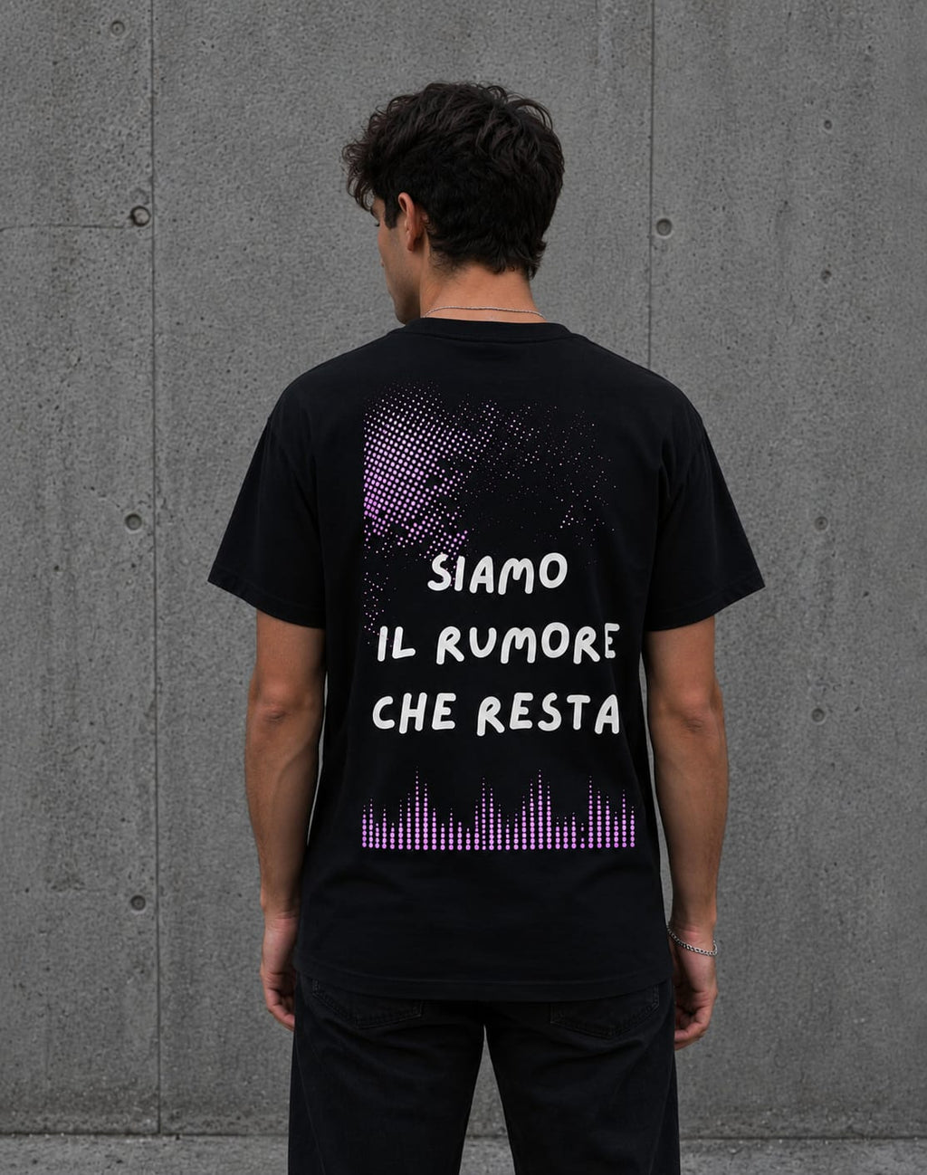 Siamo il rumore che resta - T-Shirt Uomo Nera