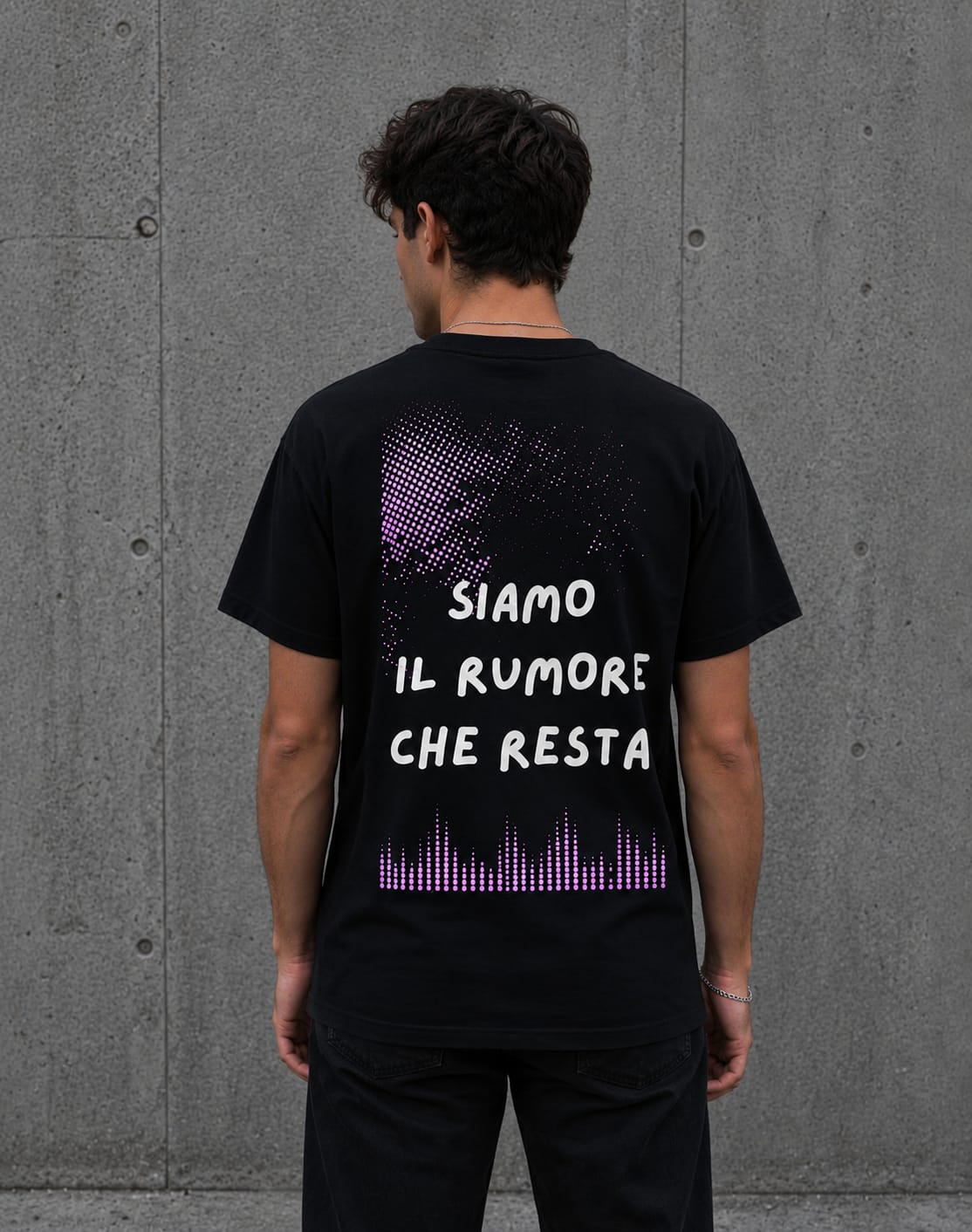 Siamo il rumore che resta - T-Shirt Uomo Nera