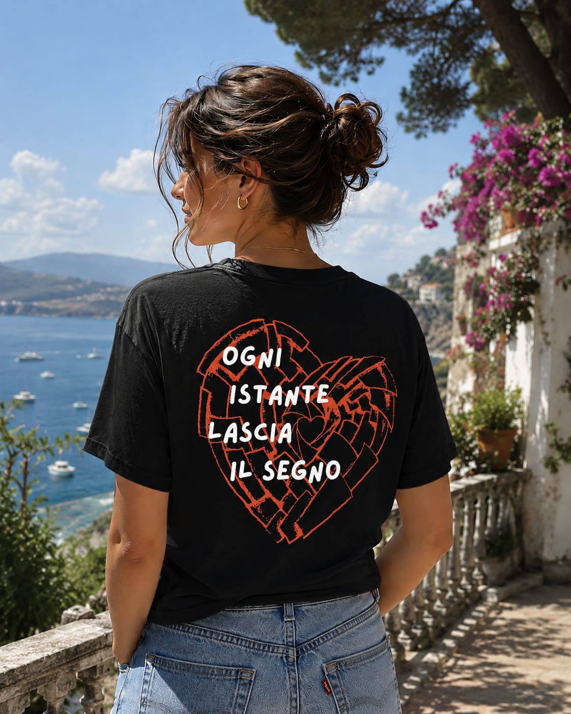 Ogni istante lascia il segno - T-Shirt Donna Nera