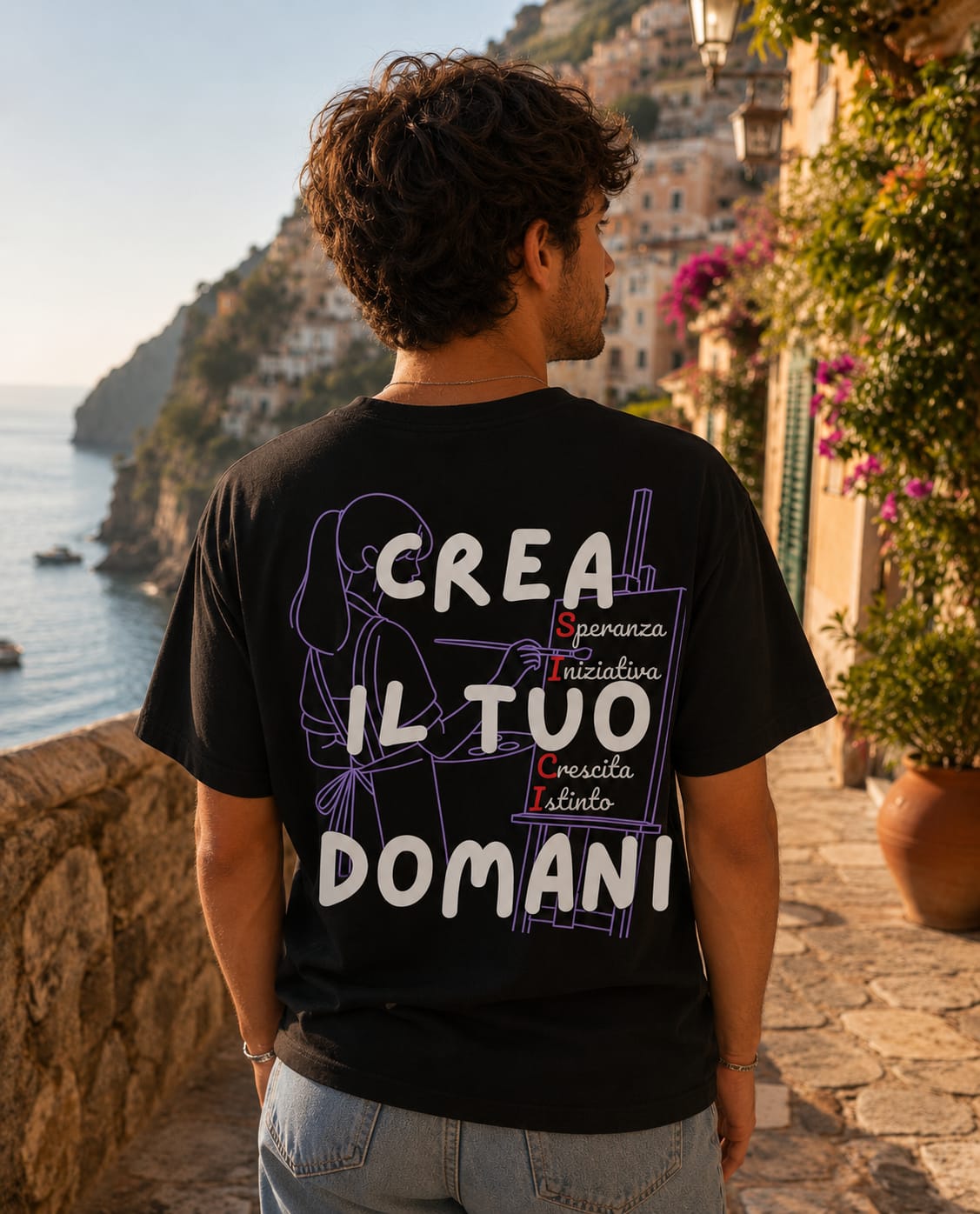 Crea il tuo domani - T-Shirt Uomo nera