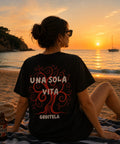 Una sola vita...Goditela - T-Shirt Donna Nera