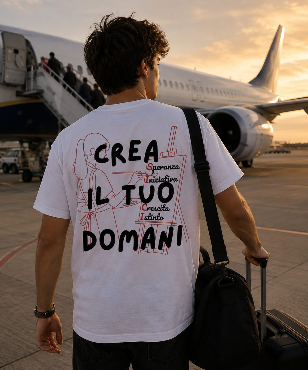 Crea il tuo domani - T-Shirt Uomo Bianca