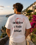 Insegui i tuoi sogni - T-Shirt Uomo Bianca