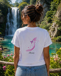 T-Shirt Donna Bianca - Libertà
