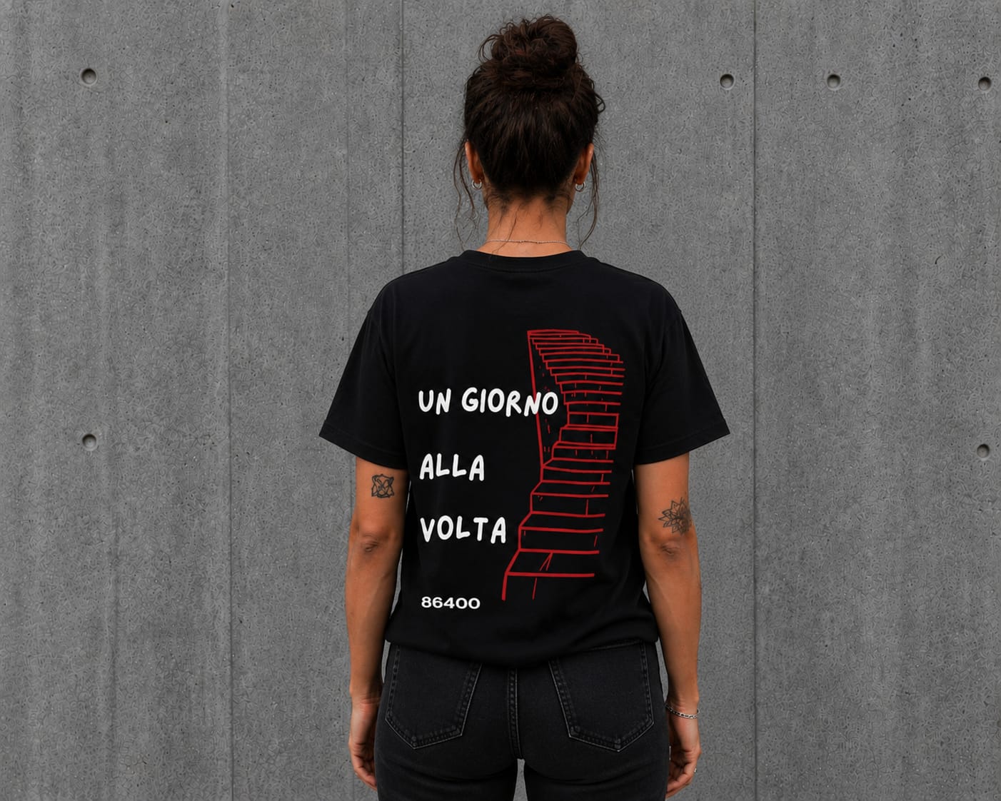 Un giorno alla volta - T-Shirt Donna Nera