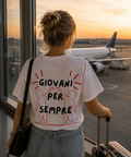 Giovani per sempre - T-Shirt Donna Bianca