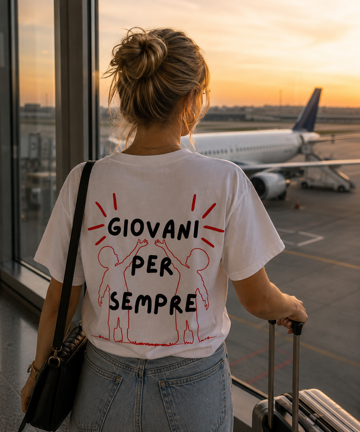 Giovani per sempre - T-Shirt Donna Bianca
