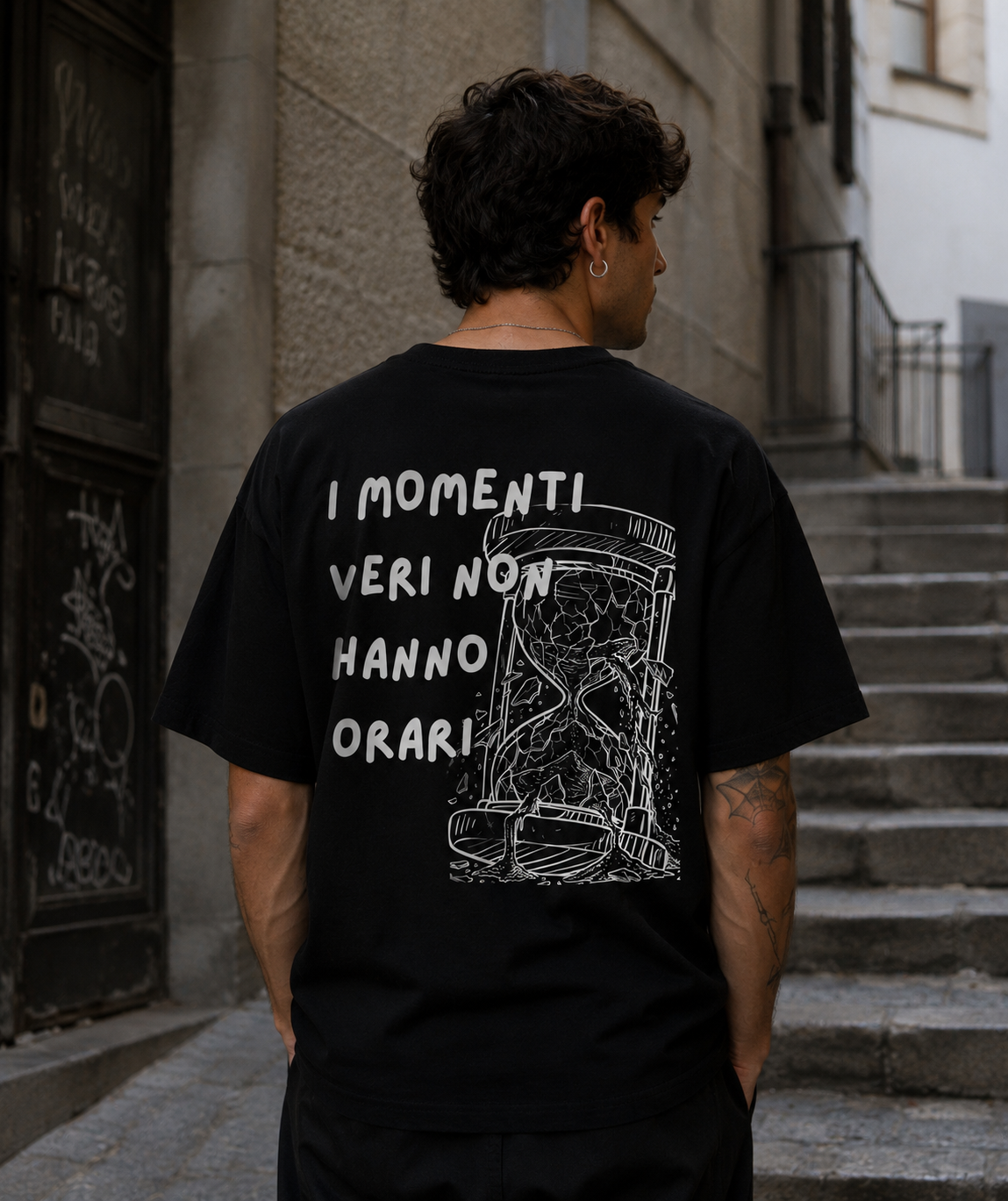 I momenti veri non hanno orari - T-Shirt Uomo Nera