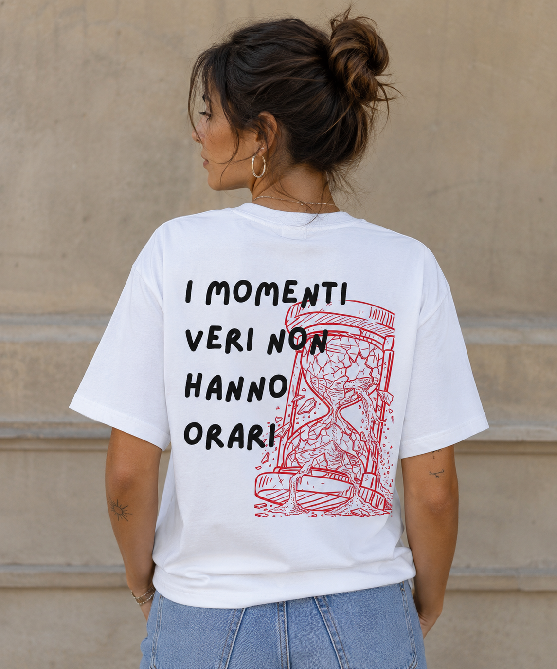 I momenti veri non hanno orari - T-Shirt Donna Bianca