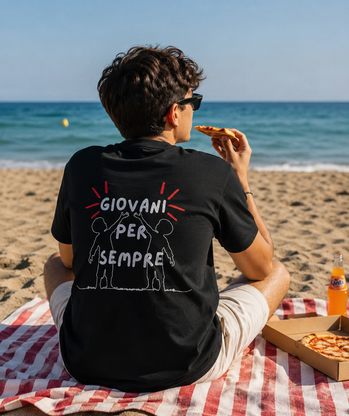 Giovani per sempre - T-Shirt Uomo Nera