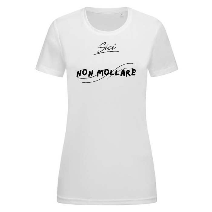 T-Shirt Sport Donna | Non mollare
