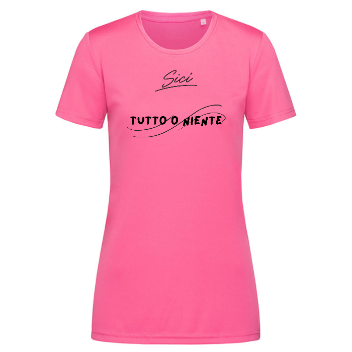 T-Shirt Sport Donna | Tutto o niente
