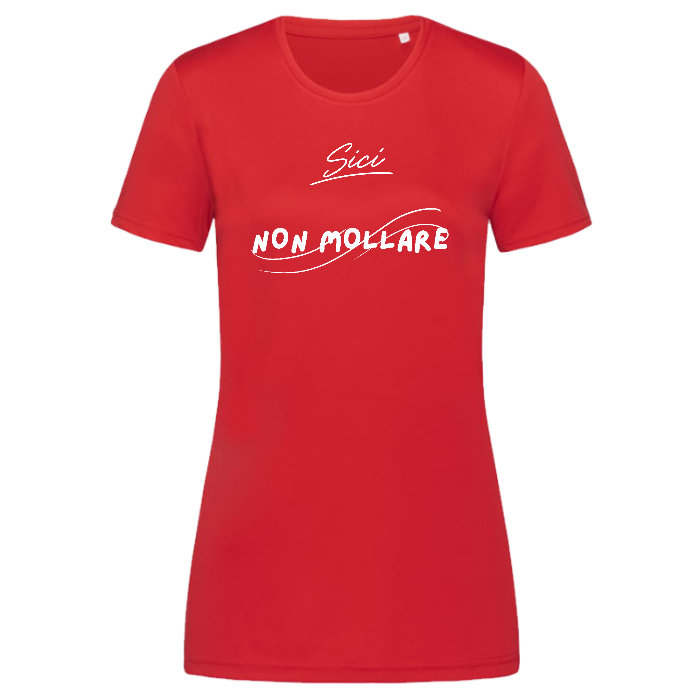 T-Shirt Sport Donna | Non mollare