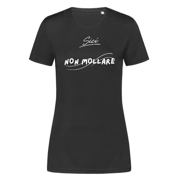 T-Shirt Sport Donna | Non mollare