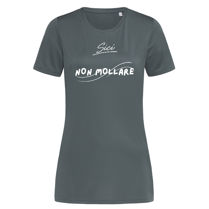 T-Shirt Sport Donna | Non mollare