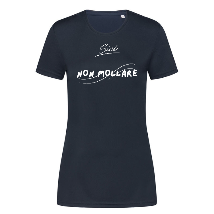 T-Shirt Sport Donna | Non mollare