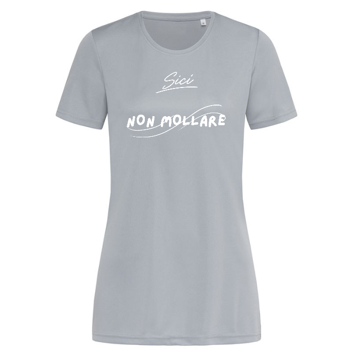 T-Shirt Sport Donna | Non mollare
