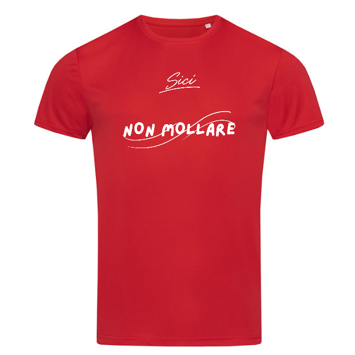 T-Shirt Sport Uomo | Non mollare