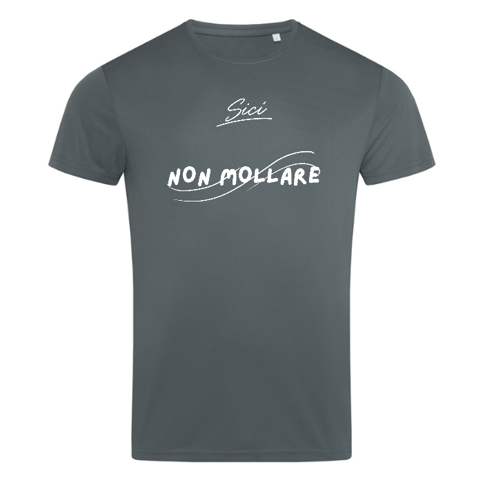 T-Shirt Sport Uomo | Non mollare
