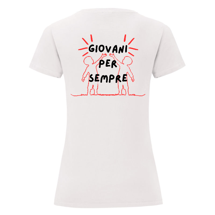 Giovani per sempre - T-Shirt Donna Bianca