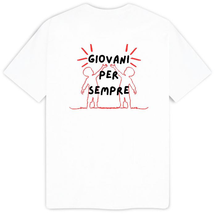 Giovani per sempre - T-Shirt Uomo Bianca