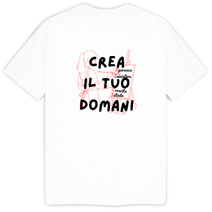Crea il tuo domani - T-Shirt Uomo Bianca
