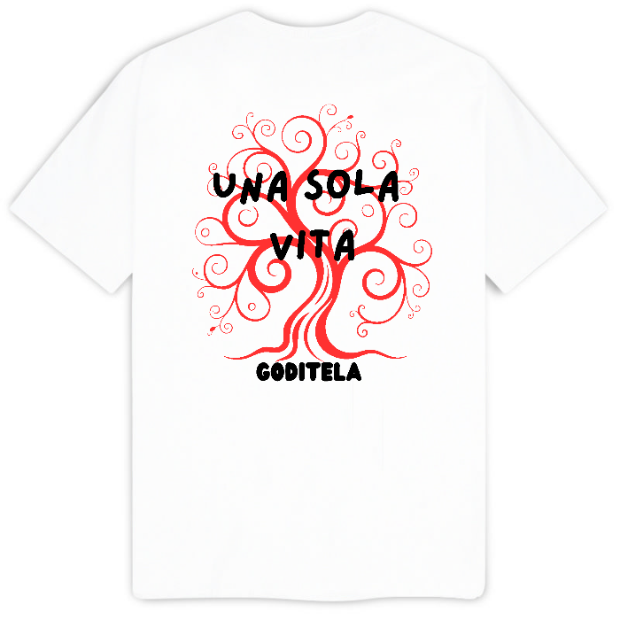 Una sola vita...Goditela - T-Shirt Uomo Bianca