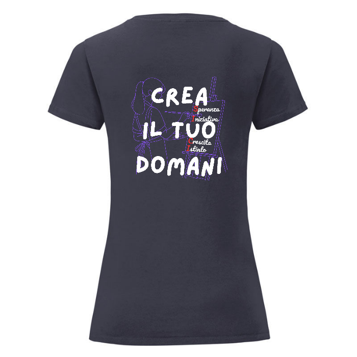 Crea il tuo domani - T-Shirt Donna Nera