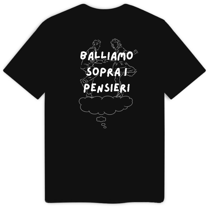 Balliamo sopra i pensieri - T-Shirt Uomo Nera
