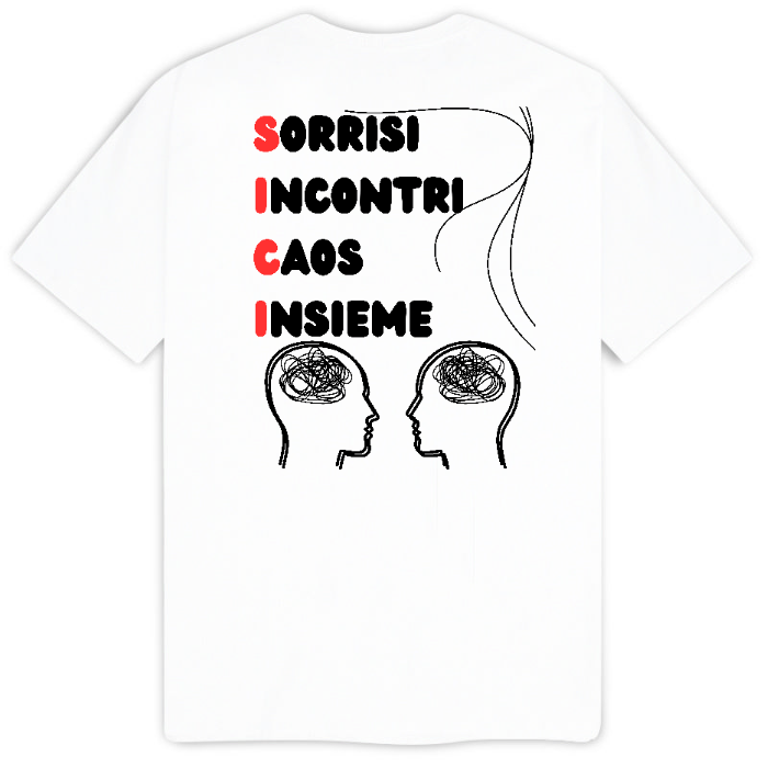 Sorrisi Incontri Caos Insieme - T-Shirt Uomo Bianca