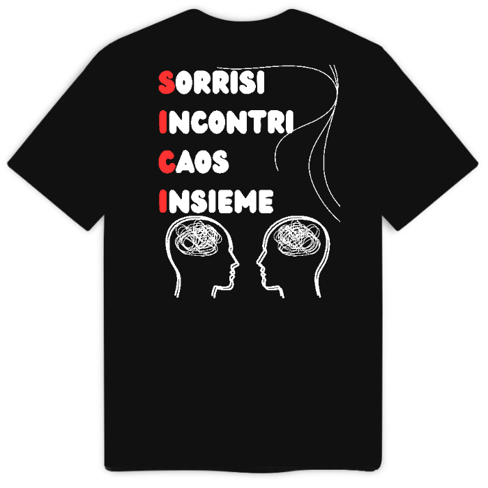 Sorrisi Incontri Caos Insieme - T-Shirt Uomo Nera