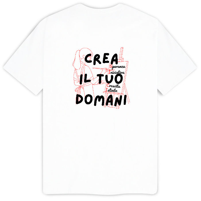 Crea il tuo domani - T-Shirt Uomo Bianca