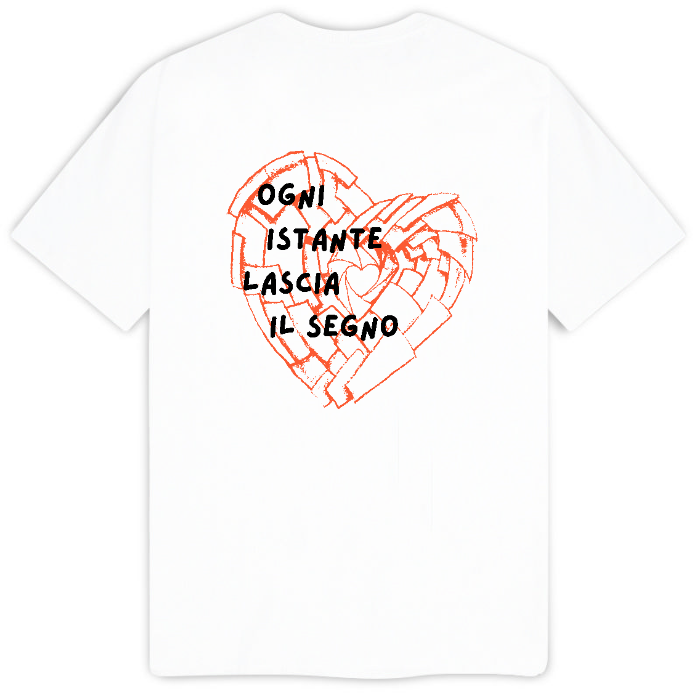 Ogni istante lascia il segno - T-Shirt Uomo Bianca