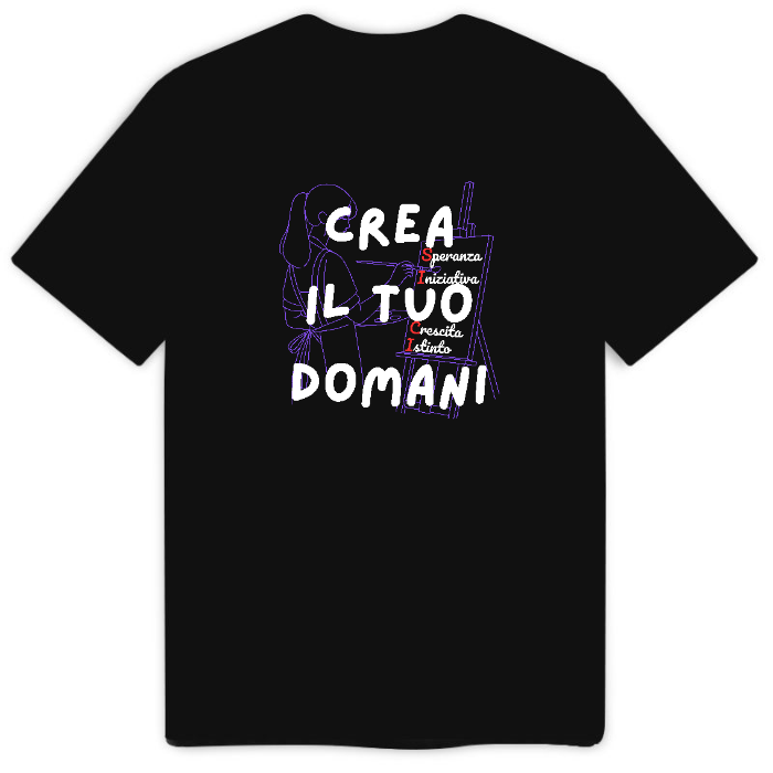 Crea il tuo domani - T-Shirt Uomo Nera