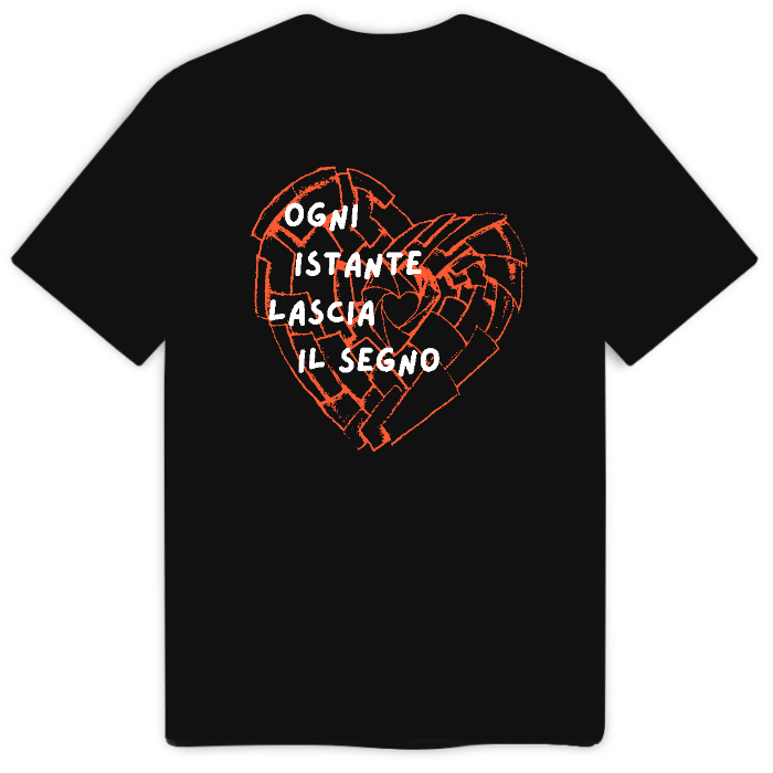 Ogni istante lascia il segno - T-Shirt Uomo Nera