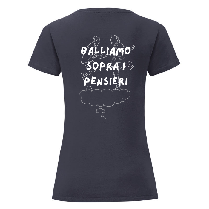 Balliamo sopra i pensieri - T-Shirt Donna Nera