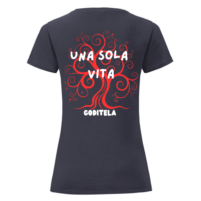 Una sola vita...goditela - T-Shirt Donna Nera