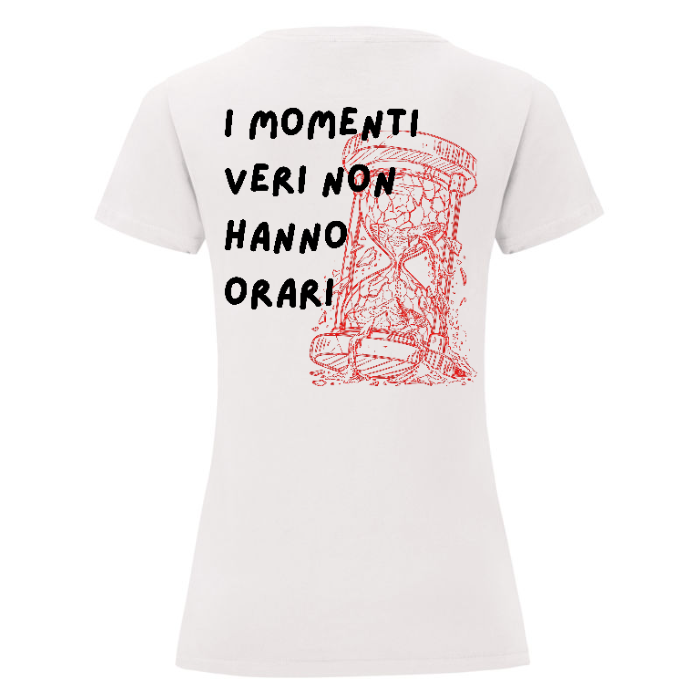 I momenti veri non hanno orari - T-Shirt Donna Bianca