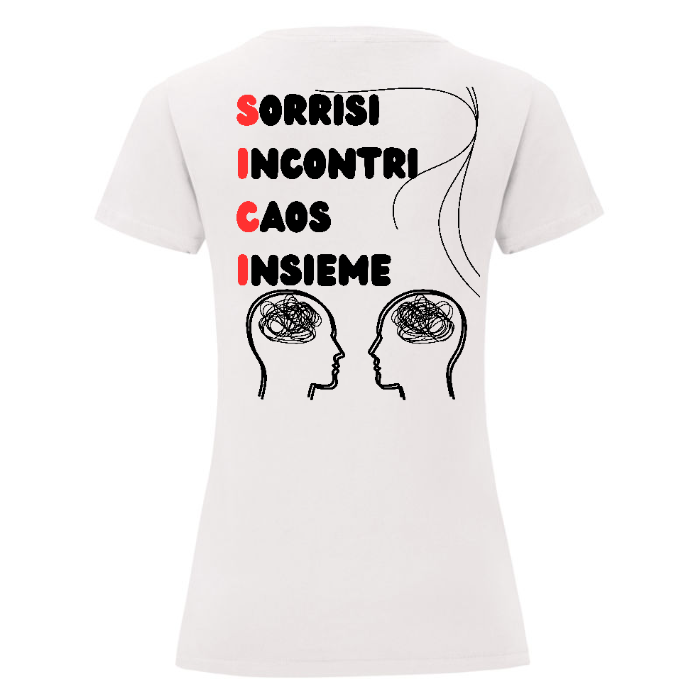 Sorrisi Incontri Caos Insieme - T-Shirt Donna Bianca