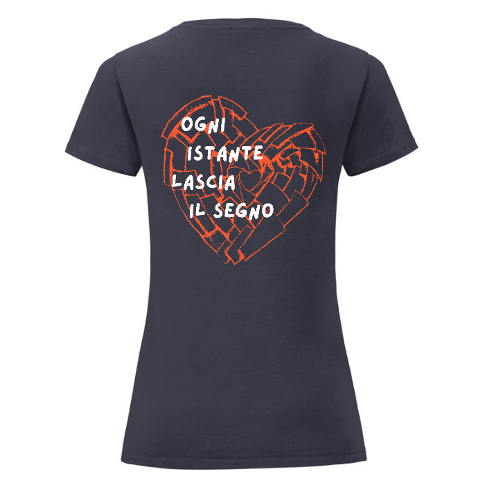 Ogni istante lascia il segno - T-Shirt Donna Nera