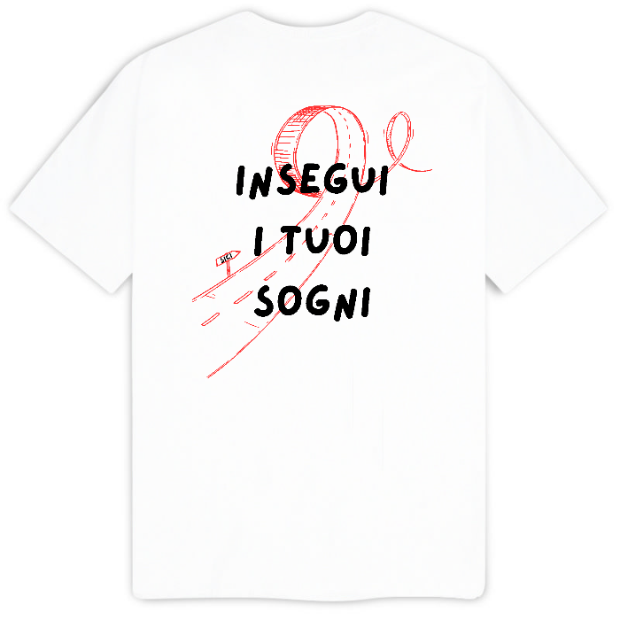 Insegui i tuoi sogni - T-Shirt Uomo Bianca