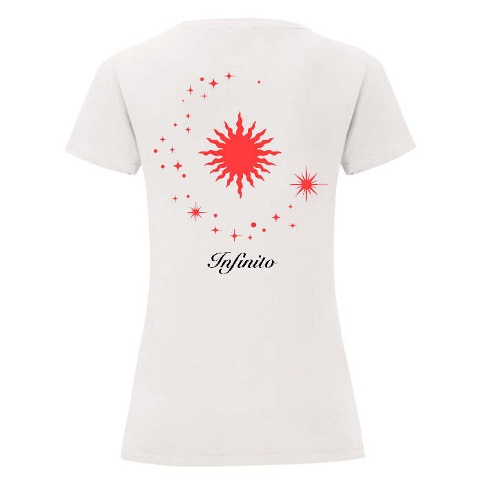 T-Shirt Donna Bianca - Infinito