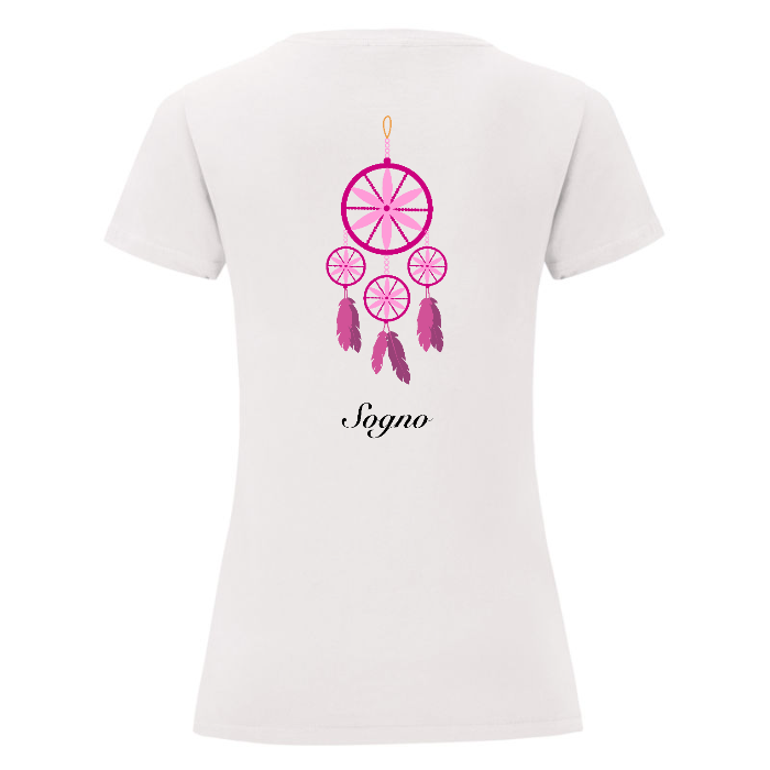 T-Shirt Donna Bianca - Sogno