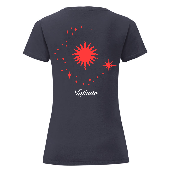 T-Shirt Donna Nera - Infinito