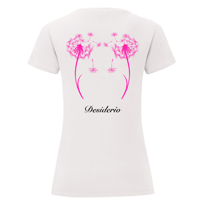T-Shirt Donna Bianca - Desiderio