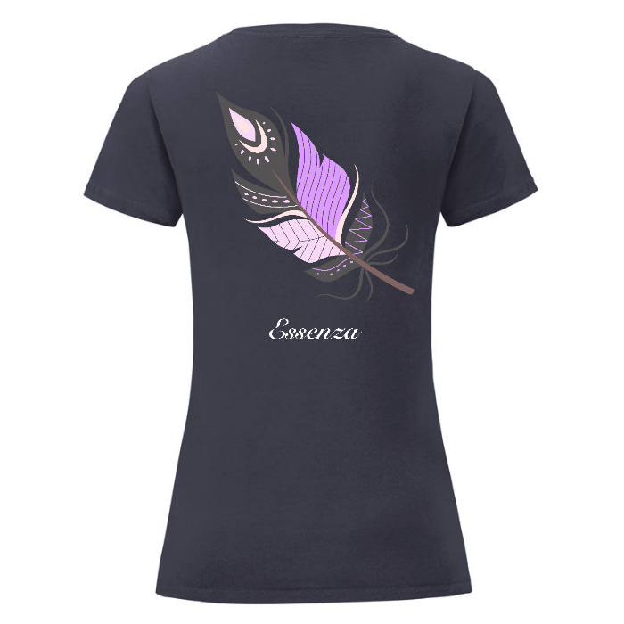 T-Shirt Donna Nera - Essenza