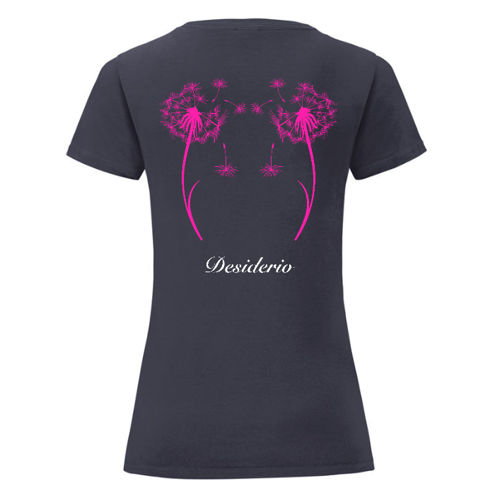 T-Shirt Donna Nera - Desiderio