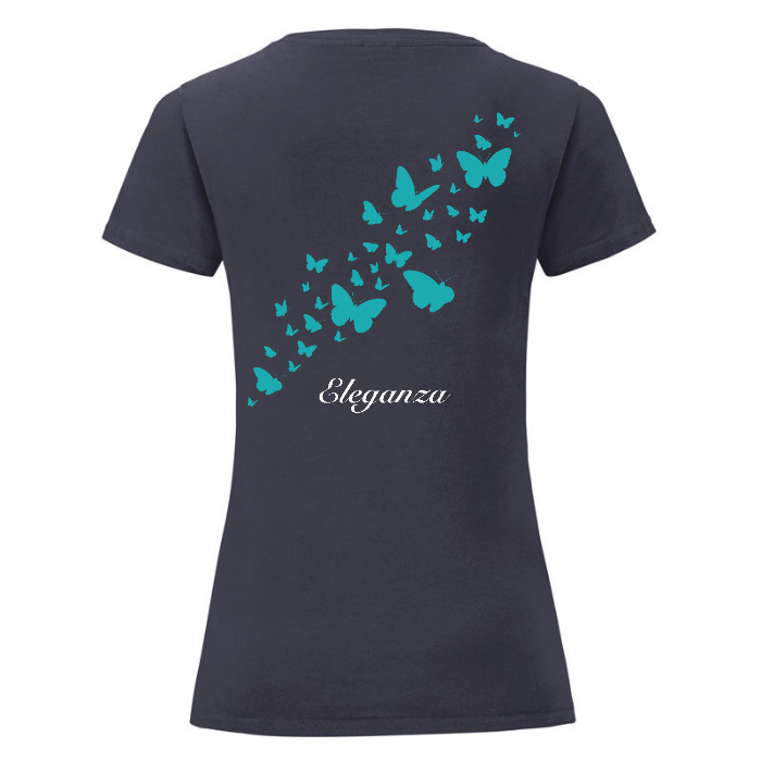 T-Shirt Donna Nera - Eleganza